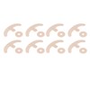 8PCS Chest Scar Patch 8PCS Nipple Patch Silicone Skin Scars