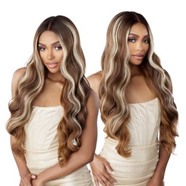 Sensationnel Butta Lace Front Wig - Natural Pre-Plucked Hairline Hand-tied HD Transparent Lace 5 Inch Deep Part with Babyhair - Butta Unit 31 (1B)