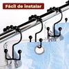 Mebix TRD Kit De 12 Ganchos para Cortinas de baño