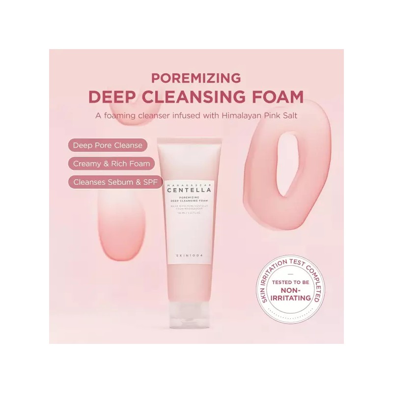 Skin1004 스킨1004 포머라이징 딥 클렌징 폼 4.23 fl.oz 125ml 메이크업