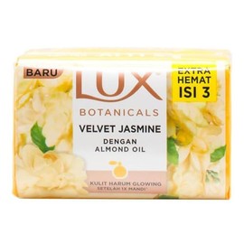 Lux Botanicals Velvet Jasmine Soap Bar, 110g, Pack of 3