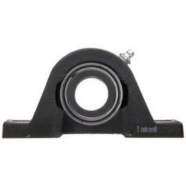 Timken RAK1 1/2 Pillow Block, 2 Bolt Holes, Relubricatable, Non-Expansion, Cast Iron, Eccentric Locking Collar, Steel Insert, Inch, 1-1/2" Bore Diameter