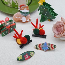 wolin Hair Clips for Women Small Animal Pattern Hair Claw for Thin Medium Fine Hair Nonslip Jaw Clips for Women Tree