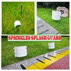 2 Pcs Sprinkler Guard, White Giant Yard Shield, Irrigation Splash