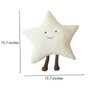 JOSON Cozy Sun Pillow Star Moon Sofa Cushion, Soft Bedside