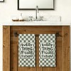 Sage Green Inspirational Kitchen Hand Towels 16x24 Inch