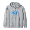 Fire and Ice Dynamic Duo Matching Costumes Hooded Jacket, blue