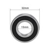 sourcing map 6002-2RS Deep Groove Ball Bearings 15mm x 32mm