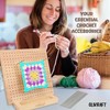 Olikraft Crochet Board with Pegs - 15 Pins Granny Square