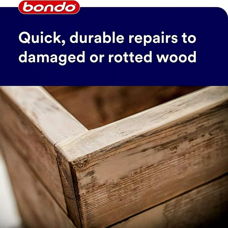 Bondo Home Solutions Wood Filler, Sandable in 15 min, 1.9