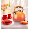 Foedo Tea Kettle Stovetop, 3.2Qt Stainless Steel Tea pots with
