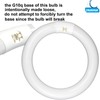CHKADAWA FC8T9/CW Circular Fluorescent Light Bulb, 8 Inch Round T9