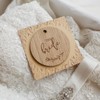 Wooden Wedding Suit Hanger Tag for Father of the Bride/Groom/Page