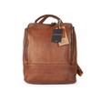Harolds – Chic leather backpack / city backpack size M made out of leather, cognac brown