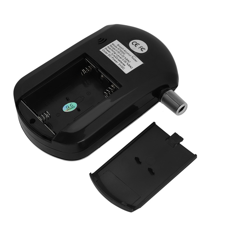 Digital Breath Alcohol Tester Professional Car Alcoholimetro Breathalyser with 5