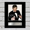 Sir Roger Moore Signed Photo Display James Bond 007