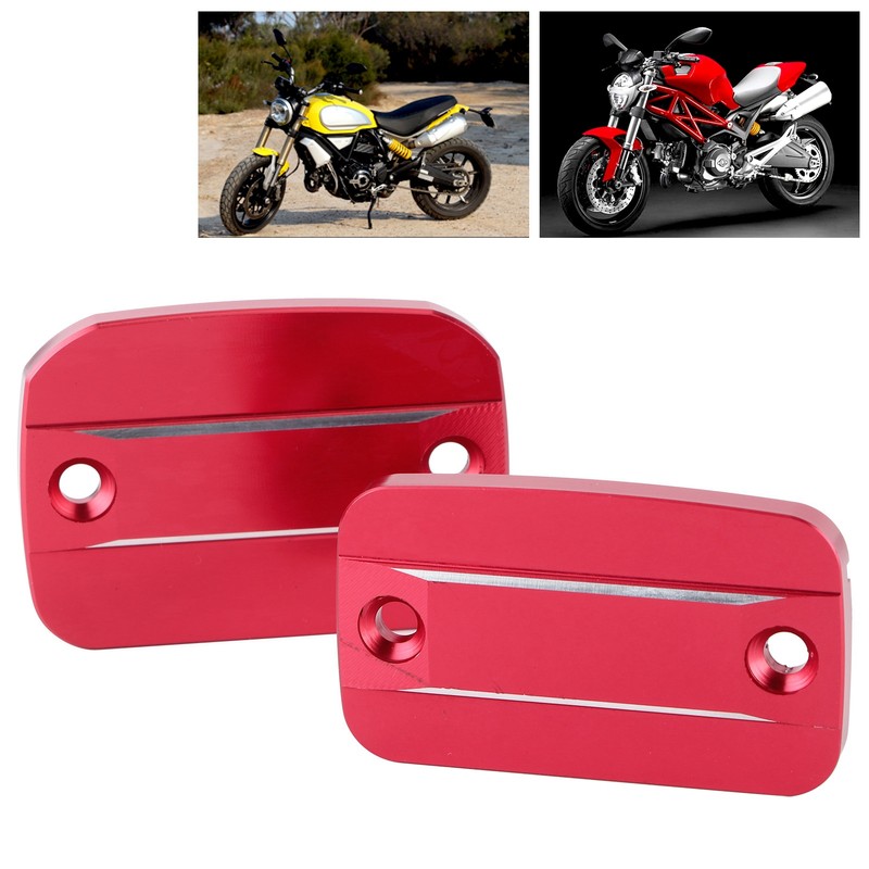 Front Brake Clutch Cylinder Fluid Reservoir Cap Cover Fit for