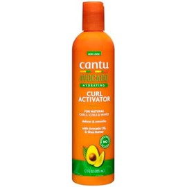 Cantu Crema activadora de rizos de aguacate con aceite de aguacate manteca de karité, 12 onzas