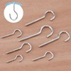 HonQiShiMY Pack of 185 Screw Hooks, Ceiling Hooks, Eye Screws