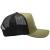 Bexxwell Trucker Cap Olive Green/Black with Logo Patch (Perfect Fit,