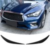 2Pcs Headlight Eyebrow Left Right Fade Proof Front Headlight Eyelid