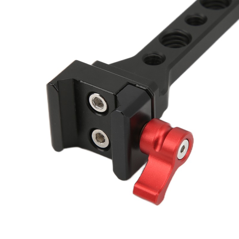 180° Rotatable Extension Bracket for Monitor Microphone LED Light for