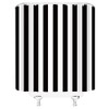 ABONAN Black and White Striped Shower Curtain Modern Fashion, 72