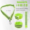 Reflective Running Gear, High Visibility Safety Reflective Sash with Buckle,
