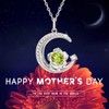 925 Sterling Silver August Birthstone Created Peridot Necklace Rose &