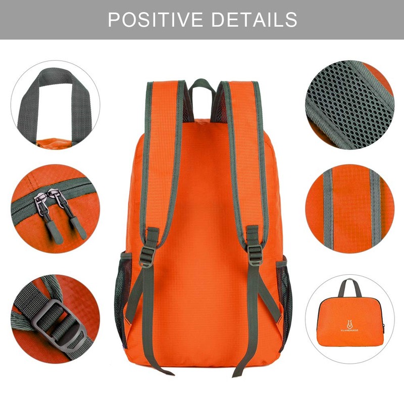 FLAMEHORSE Backpack 30L Foldable Backpack High Capacity Ultralight Rucksack Sturdy