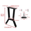 Yidi Metal Bench Legs, Heavy Duty Metal Coffee Table Legs