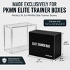 Supuca ETB Protector Case, 5mm Elite Trainer Box Acrylic Display
