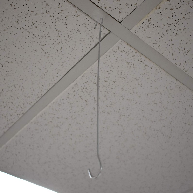 Drop Ceiling Grid Clip Snap On Sign Hangers with 3/16"