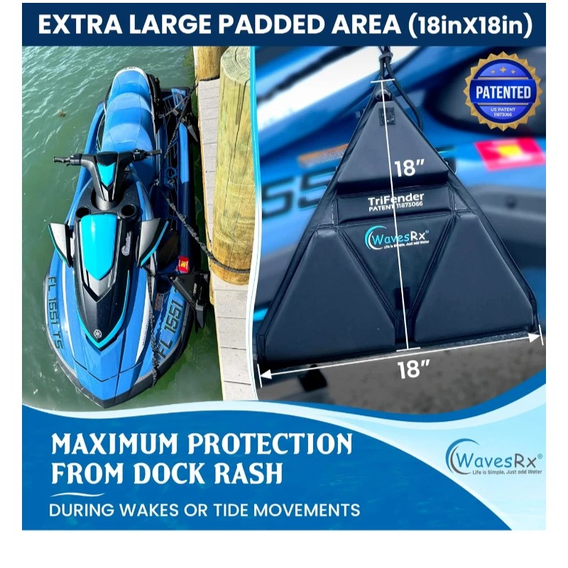 Sailortenx PWC Jet Ski Fender Bumper Soft Loop Cleats Jet