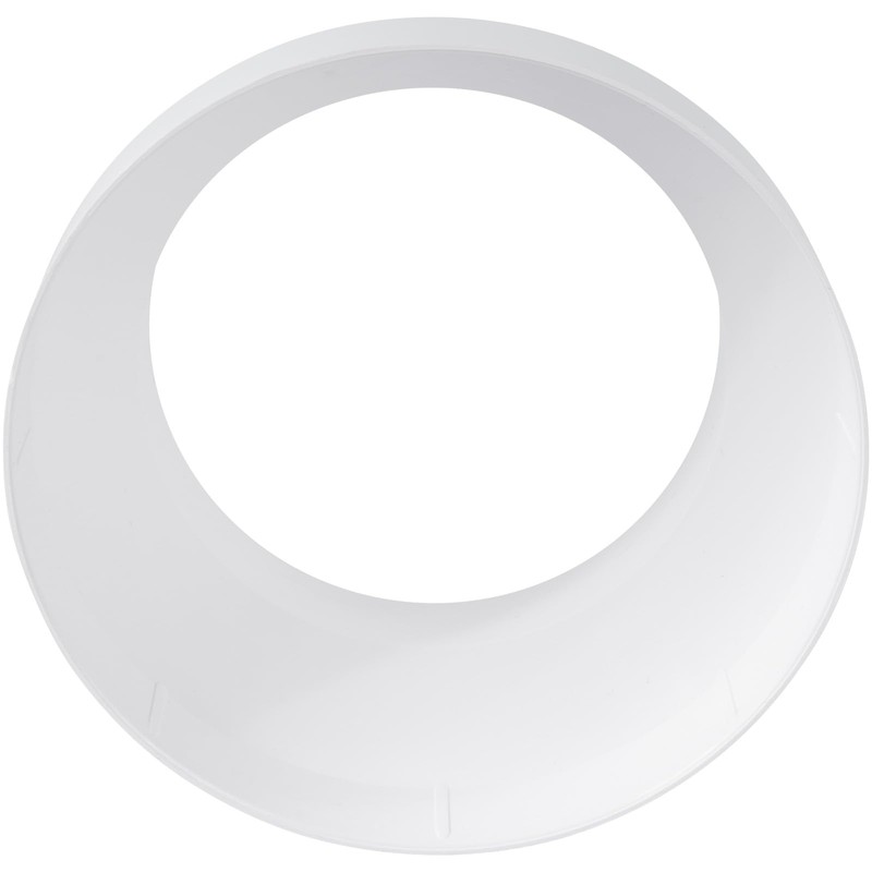 Vent Systems 4" to 5" White Duct Connector Fitting –