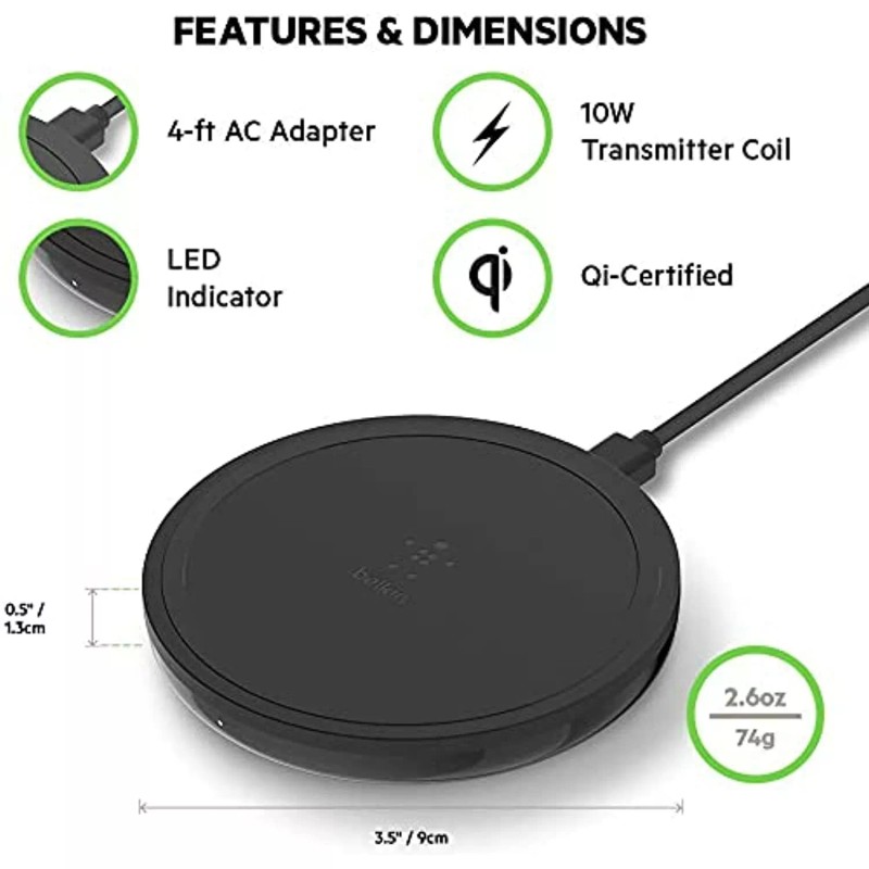 Belkin Studio by Belkin Universal Qi Wireless Charging Pad 10W
