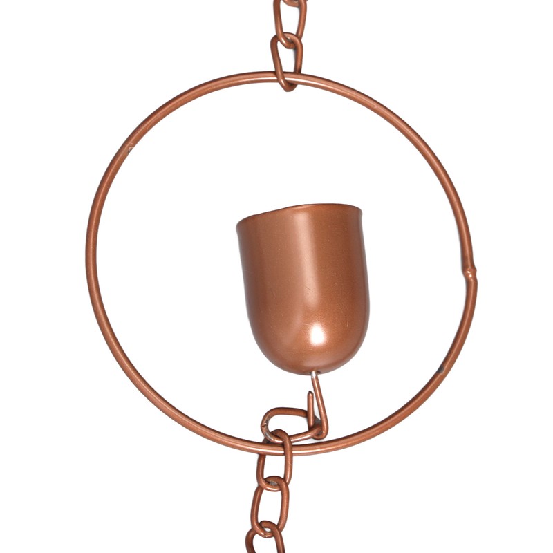 Hanging Rain Chime Metal Beautiful Sound Decorative Bell Shaped Rain