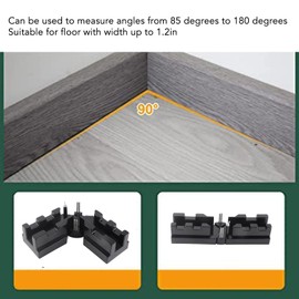 2 in 1 Mitre Measuring Cutting Tool, Miter Angle Cutting Tool Coving Mitre Tool 85-180° Bevel and Mitre Box Precise Miter Saw Protractor, for Precise Baseboards Woodworking Tool