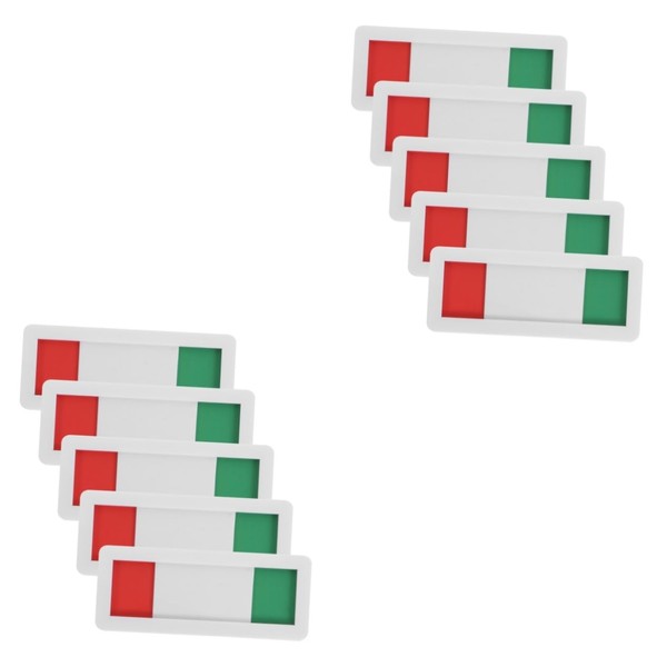 MAGICLULU 10 Pcs Creative Signage Sliding Door Signs Slides Red