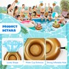 ROSUN 12Pack Ring Inflatable Drink Holder, Drink Floaties Floats Cup