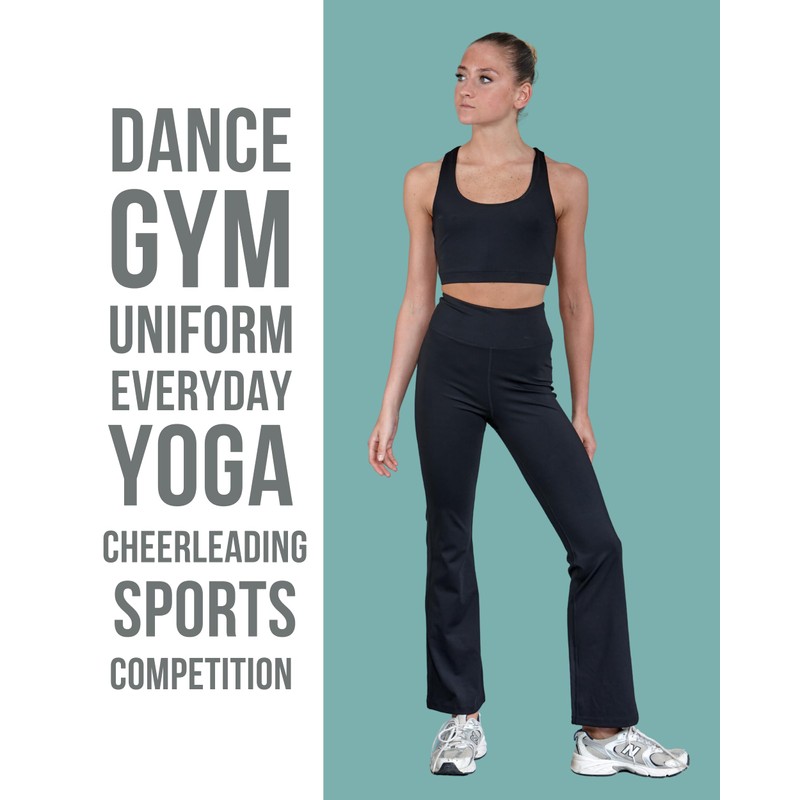 Silky Dance Racerback Sports Bra Crop Top for Girls Age