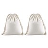 MsO Japanese Style Linen Drawstring Bag, Reusable, Eco Bag, Storage
