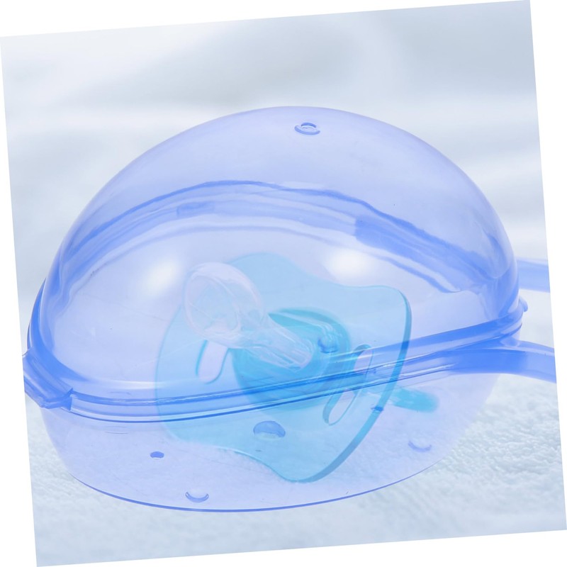 Totority 2sets Stylish Pacifier Storage Container Case for Parents Durable