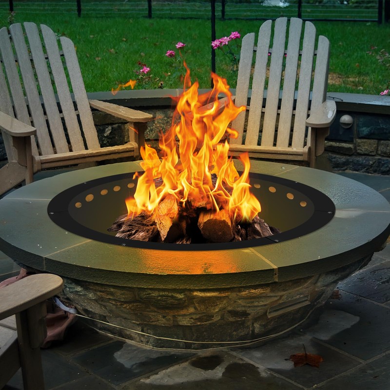 Baitedelai Outdoor Smokeless Fire Pit Ring 40 Inch Outer/36 Inch