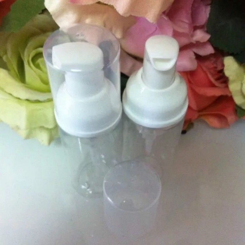 Shopdp 4-Piece Set, Transparent Foam Pump Bottle, Foam Soap Pump,
