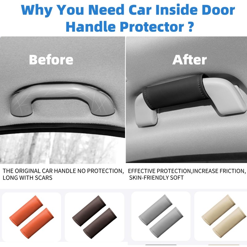 Cars Grab Handle Cover,Door HandleCovers for Car Inside Door HandleProtector
