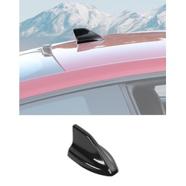 Shark Fin Antenna Cover for Ford Mustang 2024 Up, Automotive Top Roof Aerials AM/FM Radio Signal Base Cover Trim Shark Fin Shape Cover for Mustang Car Accessories with Adhesive Tape