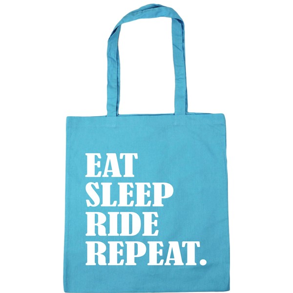 Hippowarehouse Eat Sleep Ride Repeat Horse Riding Tote Shopping Gym