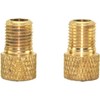 2Pcs Gold Presta Valve Adaptors, Convert Presta to Schrader Adapter