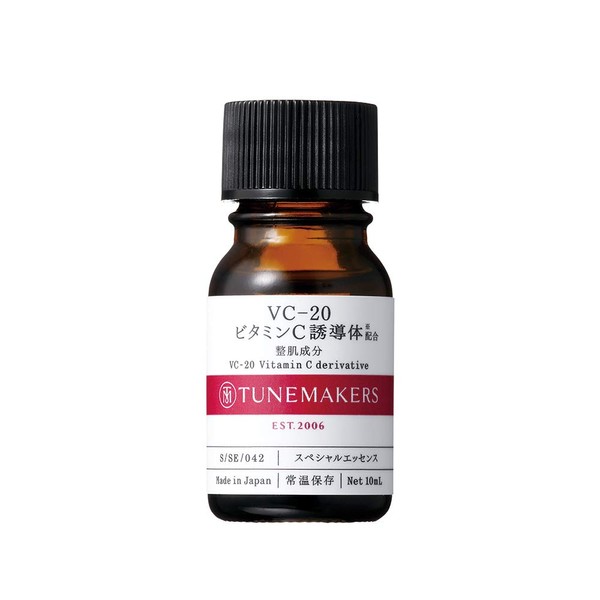 TUNEMAKERS Oil-type VC-20 Vitamin C Derivative Essencen Serum for face, Moisturize, Smoothen Skin and Ease Skin Dullness 0.34 fl oz.